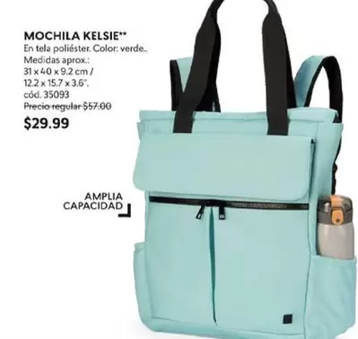 Verde - MOCHILA KELSIE, cód. 35093