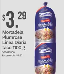 Mortadela Línea Diaria taco 1100 g 300877000