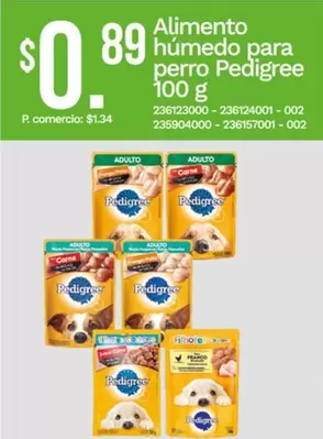 Alimento húmedo para perro 100 g