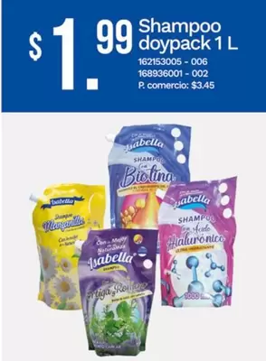 Shampoo doypack 1 L 162153005 - 006 168936001 - 002