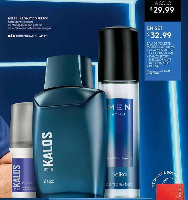 Ésika - MEN ACTIVE EAU DE TOILETTE