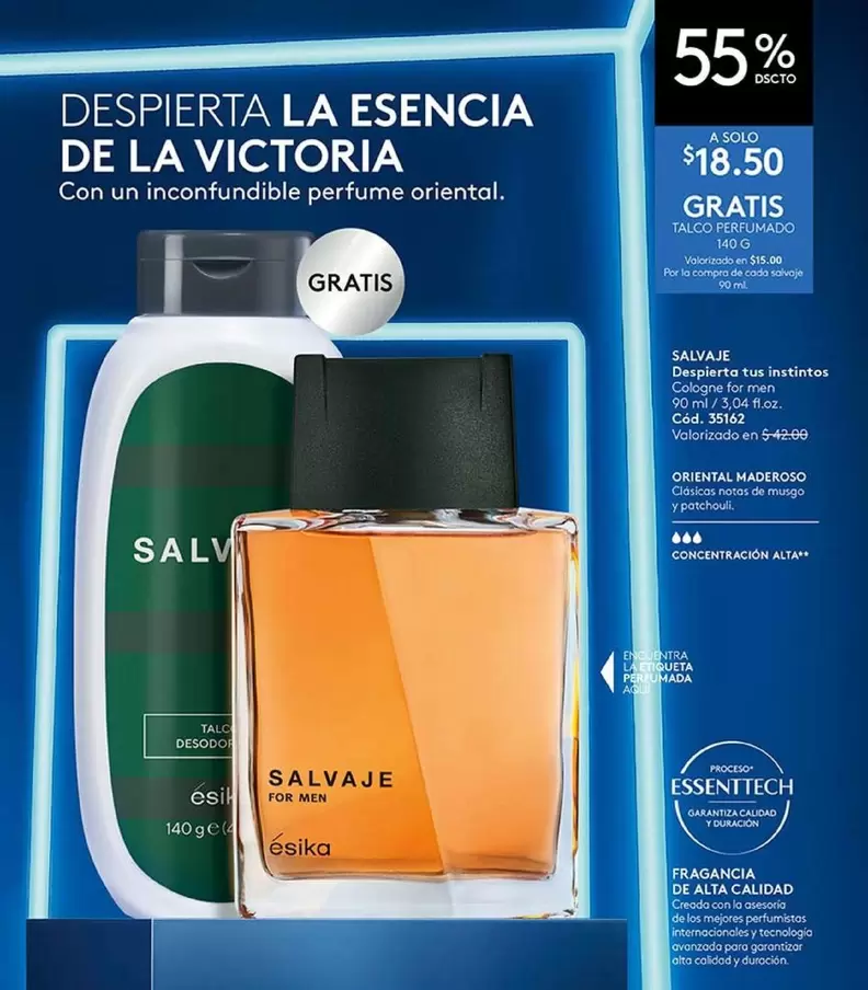SALVAJE Eau de Parfum Oriental Maderoso