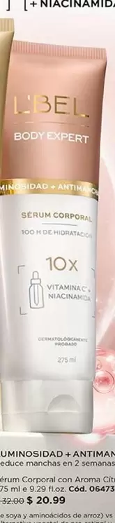 L'bel - BODYFIRM Serum Corporal 10X