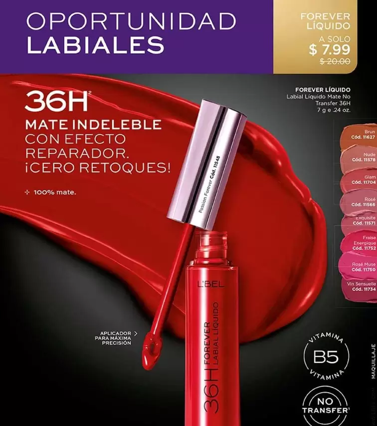 mate - 36H MATE INDELEBLE CON EFECTO REPARADOR. ¡CERO RETOQUES!