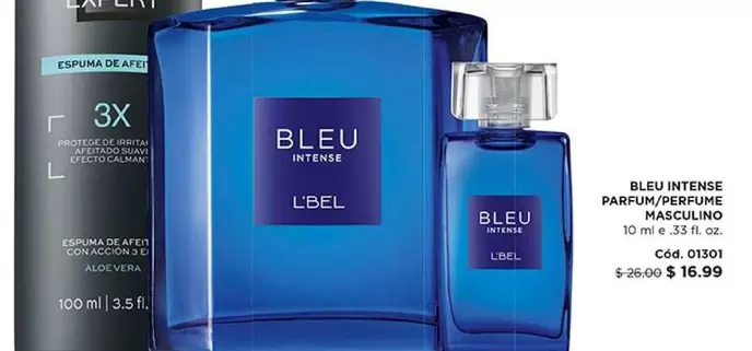 L'bel - BLEU INTENSE PARFUM/PERFUME MASCULINO Cód. 01301