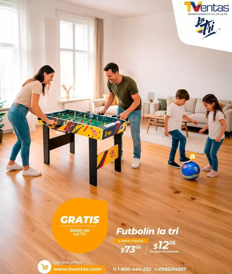 Futbolín la tri