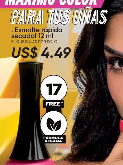 Free - MAXIMO COLOR PARA TUS UÑAS Esmalte rápido