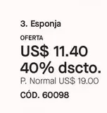 3. Esponja CÓD. 60098