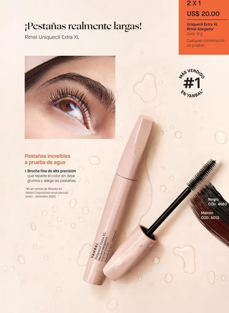 Yanbal - Pestañas realmente largas! Uniquick Extra XL
