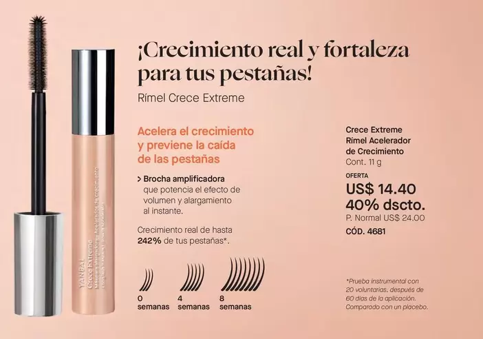 Yanbal - Rímel Crece Extreme