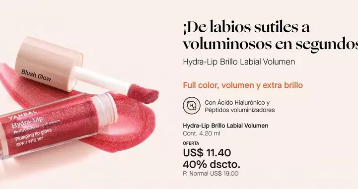 Yanbal - Hydra-Lip Brillo Labial Volumen