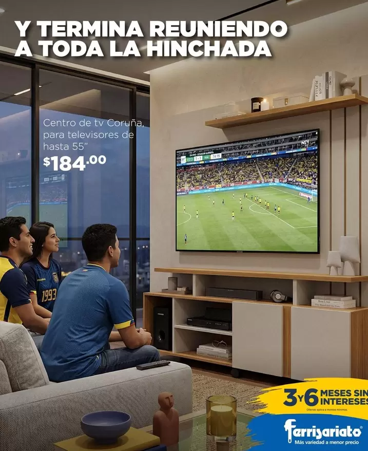 Centro de tv Coruña para televisores de hasta 55"