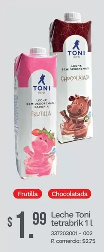 Leche Toni Sekschemm 1 l