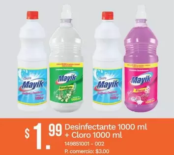 Desinfectante + Cloro