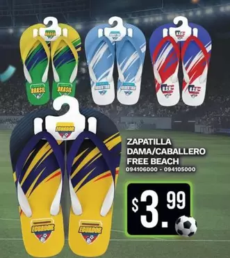 Brasil - ZAPATILLA DAMA/CABALLERO FREE BEACH