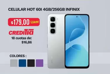CELULAR HOT 60I 4GB/256GB