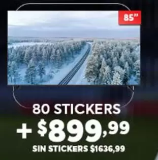 85" TV