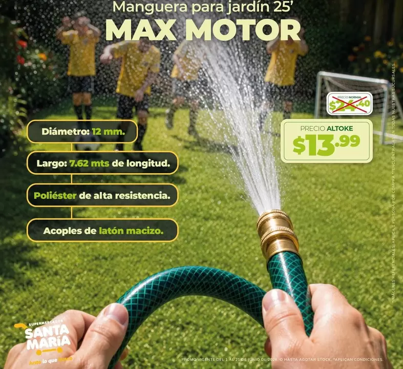 Longitud - Manguera para jardín 25'