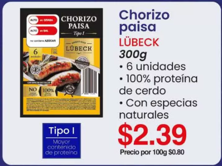 Chorizo paisa
