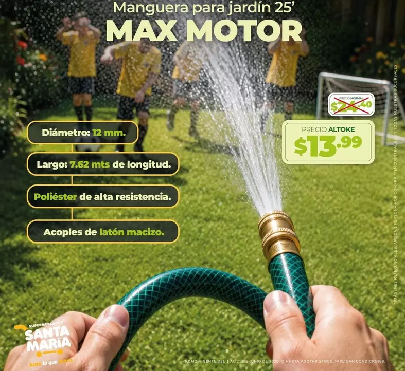 Longitud - Manguera para jardín 25'