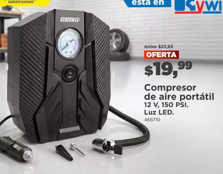 Compresor de aire portátil