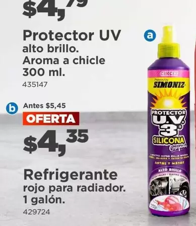 Rojo - Protector UV alto brillo. Aroma a chicle 300 ml. 435147