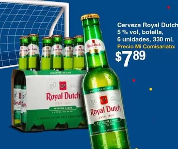 Cerveza Royal Dutch 5% vol, botella