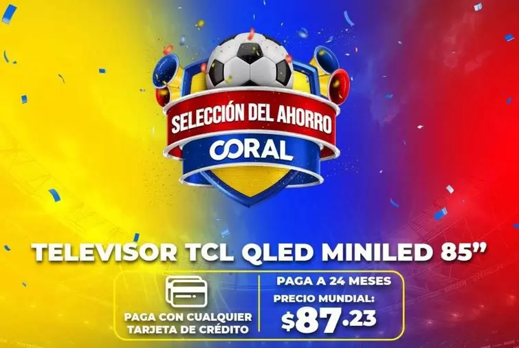 TELEVISOR TCL QLED MINILEDS 85"