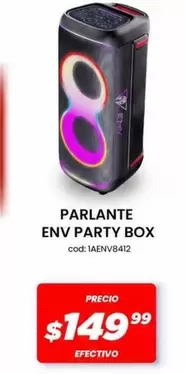 PARLANTE ENV PARTY BOX cod: 1AENV8412