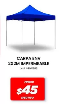 CARPA ENV 2X2M IMPERMEABLE cod: 1HENV988