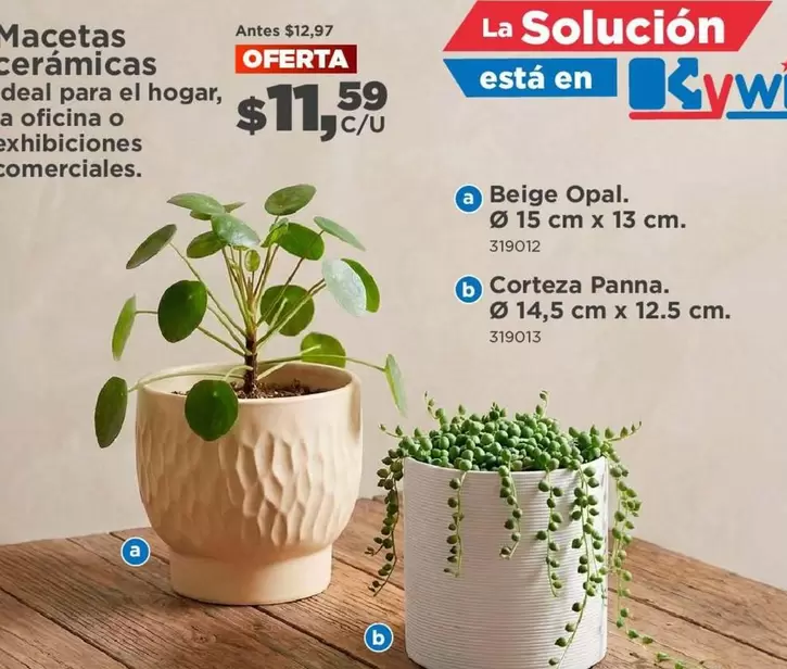 Macetas cerámicas
