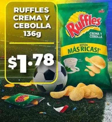 Ruffles Crema y Cebolla