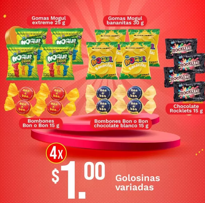 Golosinas variadas
