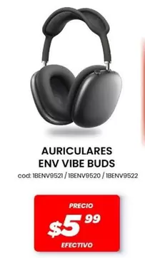 AURICULARES ENV VIBE BUDS cod: 1BENV9521 / 1BENV9520 / 1BENV9522