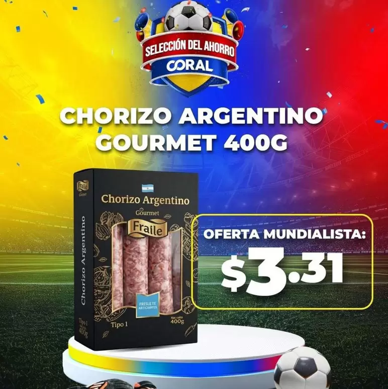 Argentino - CHORIZO ARGENTINO GOURMET
