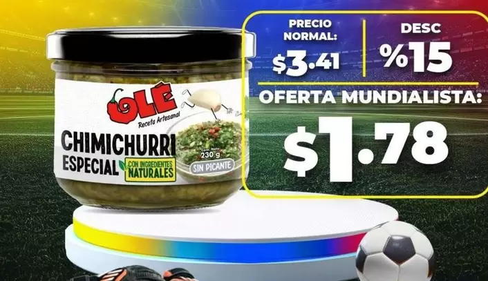 CHIMICHURRI ESPECIAL NATURALES
