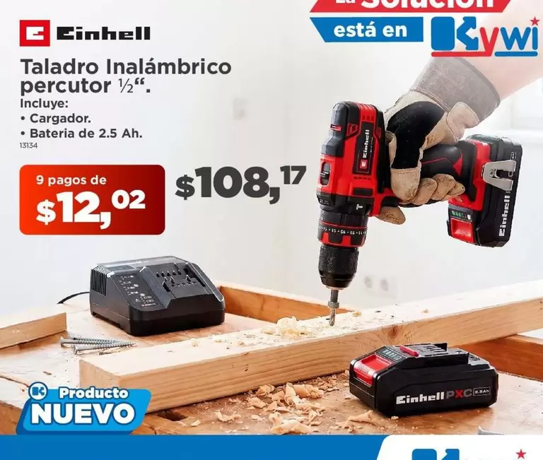 Taladro Inalámbrico Percutor
