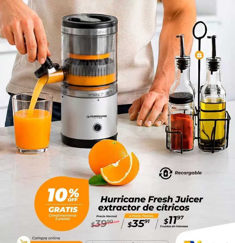 Fresh Juicer extractor de cítricos