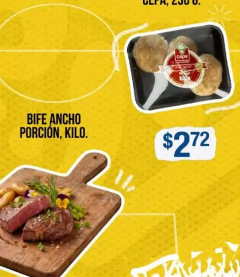 BIFE ANCHO PORCION