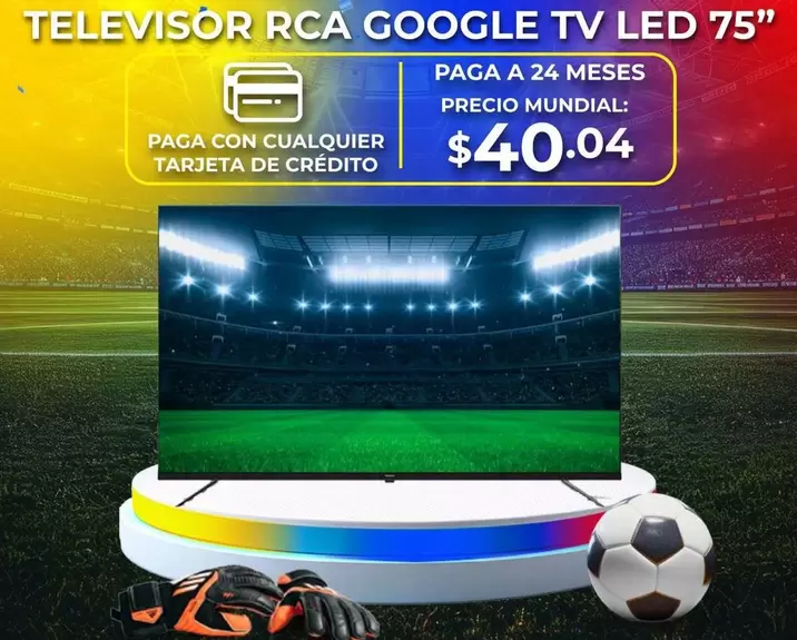 TELEVISOR GOOGLE TV LED 75"