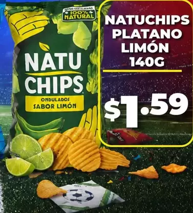 NATUCHIPS PLATANO LIMON