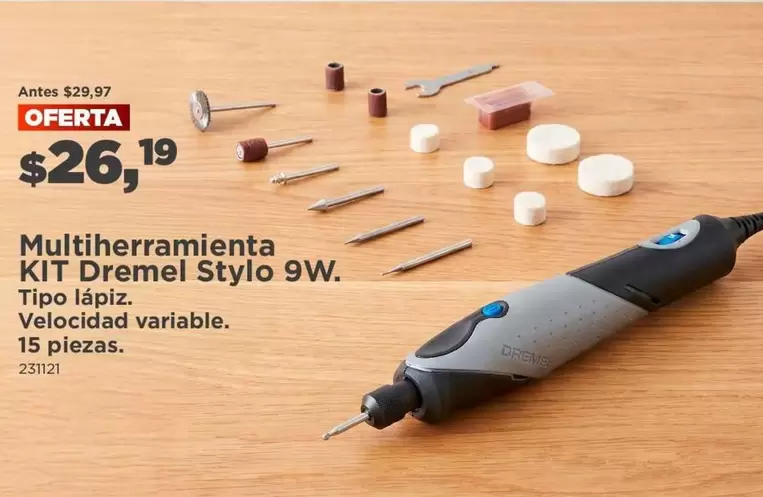 Multirramienta KIT Stylo 9W.