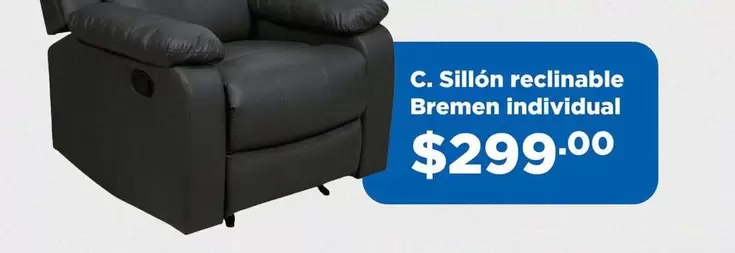 Sillón reclinable Bremen Individual