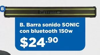 Barra sonido con bluetooth 150w