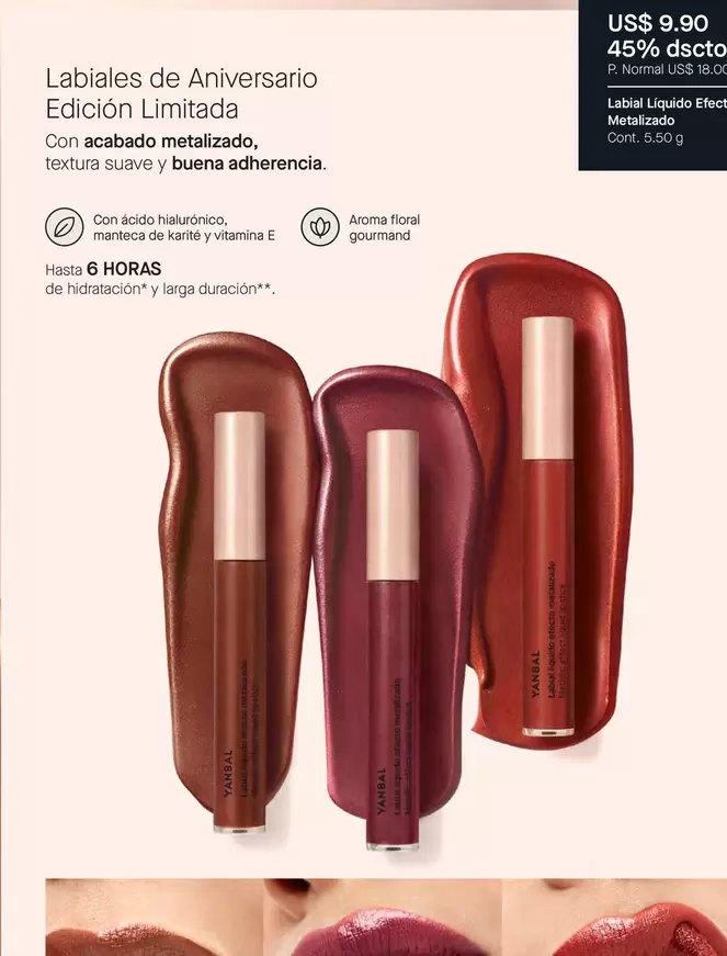 Yanbal - Labiales de Aniversario Edición Limitada