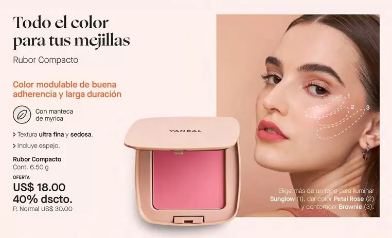 Yanbal - Rubor Compacto