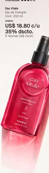 Yanbal - Eau Vitale Eau de Cologne