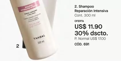 Yanbal - Shampoo Reparación Intensiva Cód. 691