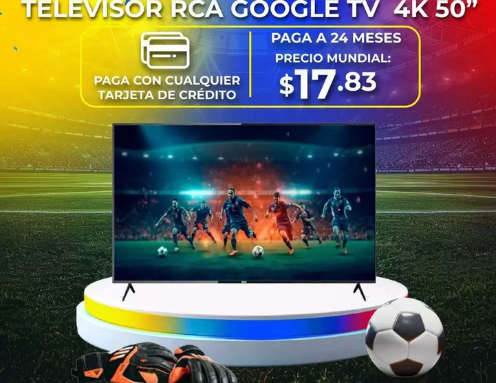 TELEVISOR GOOGLE TV 4K 50"