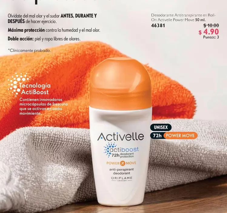 Oriflame - Activelle Power Move 50ml